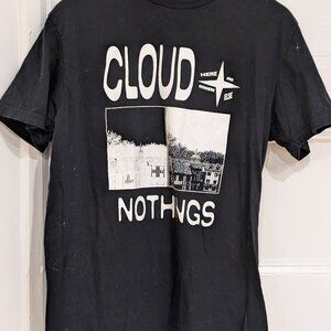 Gildan Softstyle Cloud Nothings 10 Year Anniversary Tour Black Shirt Size M